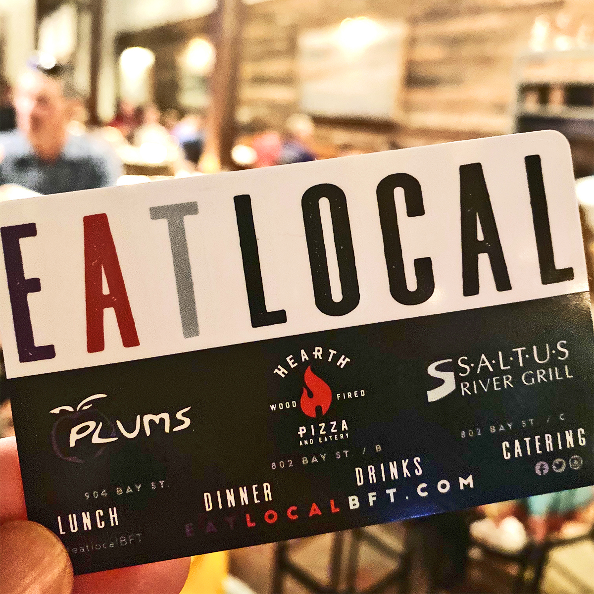 Eat Local Beaufort Gift Cards